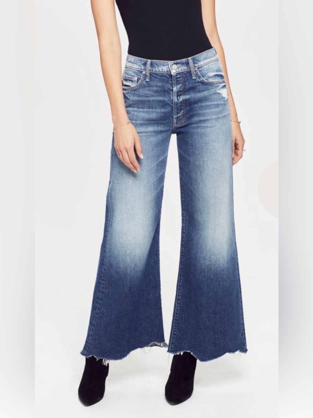 🩷💛MOTHER Denim The Tomcat Roller Chew Jeans in The Sweetest Treat fits like 28💛🩷 - Picture 2 of 10
